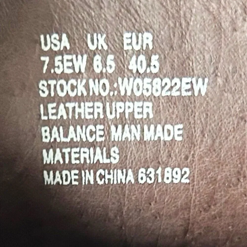 Wolverine Moccasin Toe Lace-Up Oxfords Men's 7.5 EW Brown Leather Shoes